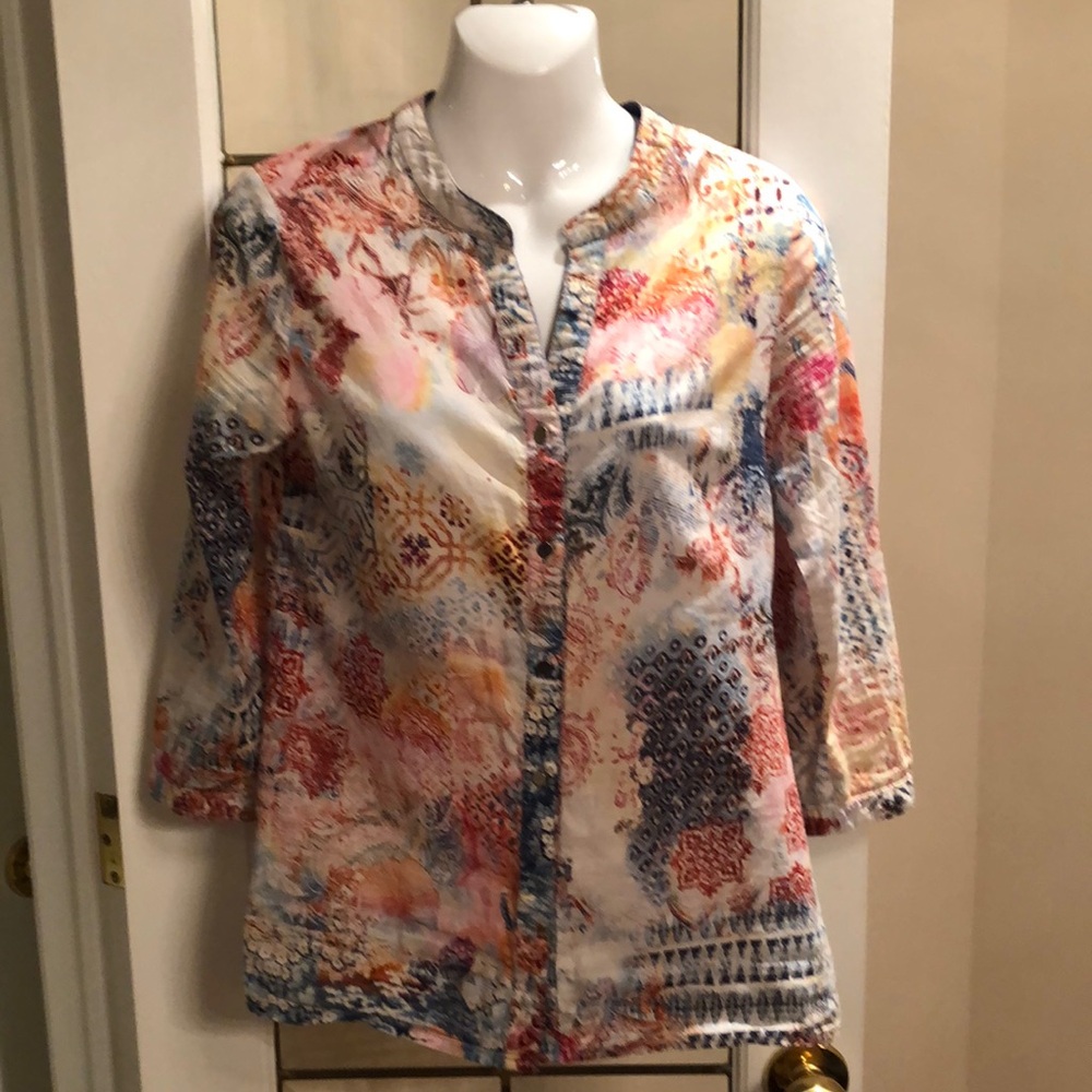 Marie Claire Boho Cotton Top